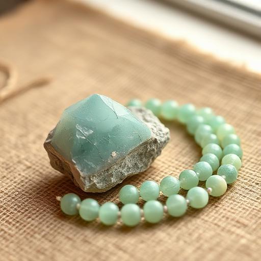 Amazonite stone — soft sea-green