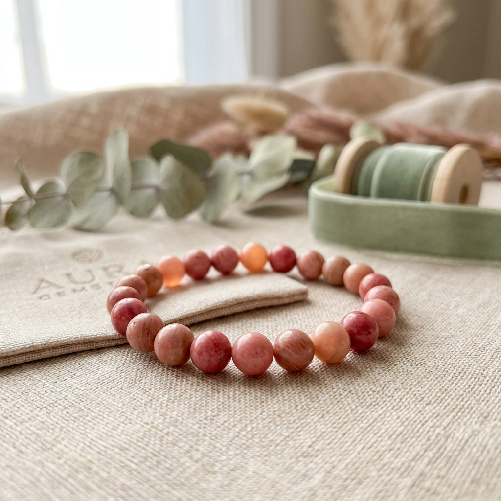 Rhodonite Soft Pink Bracelet