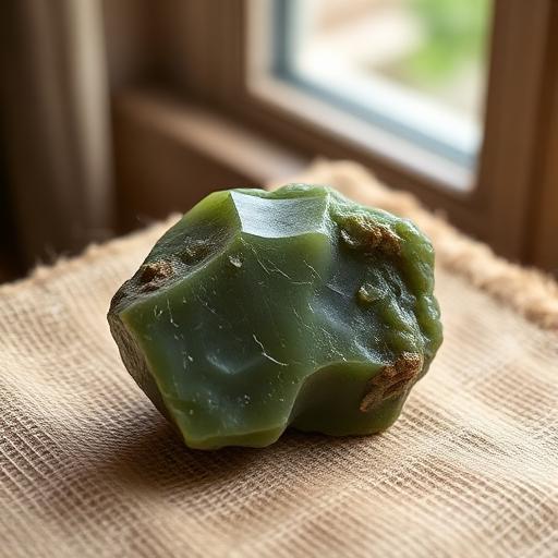 Jade stone — olive to forest green