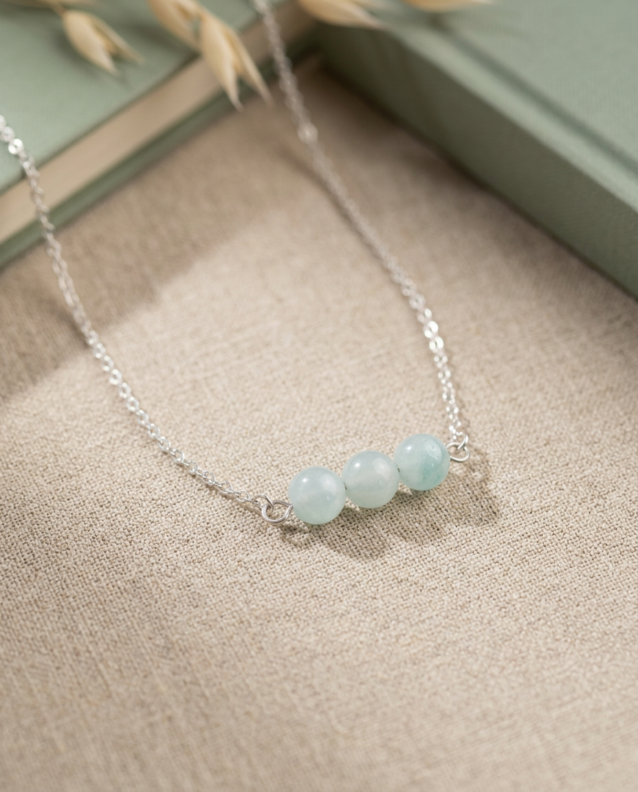 Angelite Trio Necklace